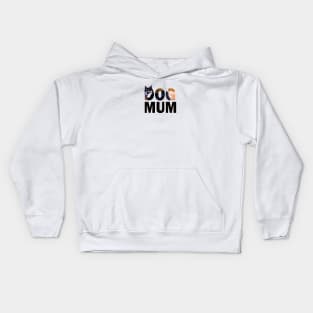 DOG MUM - Chihuahua oil painting word art Kids Hoodie